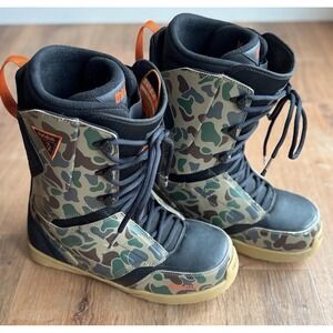 ThirtyTwo Lashed Men's Snowboard Boots Sz 11.5 Camouflage Winter Sports *Read